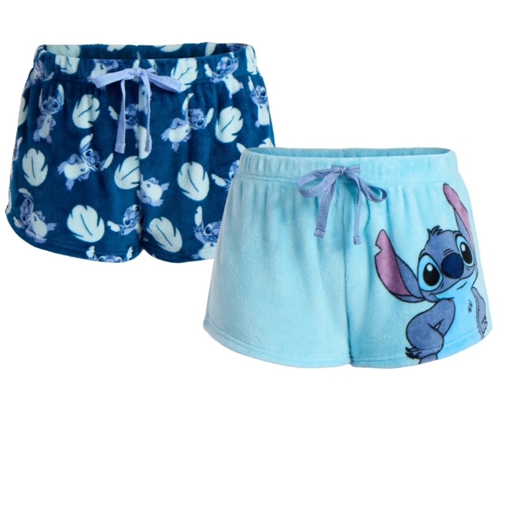 Disney Women's Stitch Minky Sleep Shorts - Picture 1 of 8